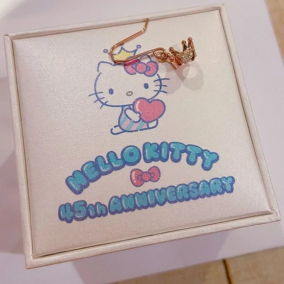 Hello Kitty 45th Anniversary Earrings